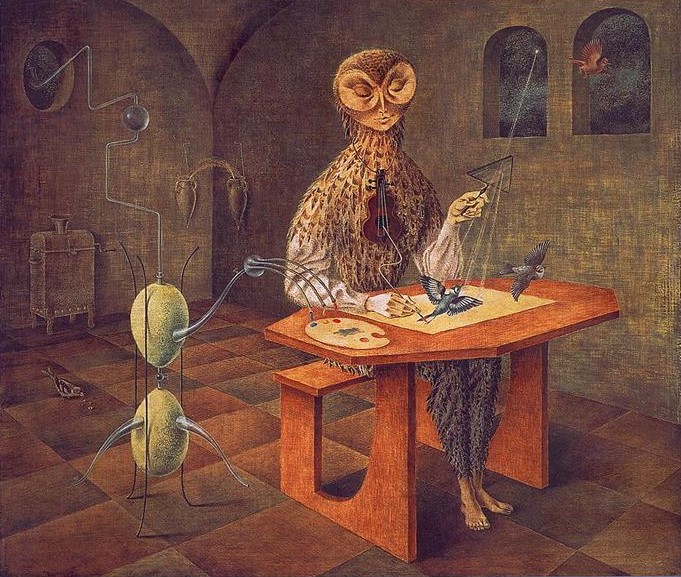 La Creación de las Aves — Remedios Varo, 1957
